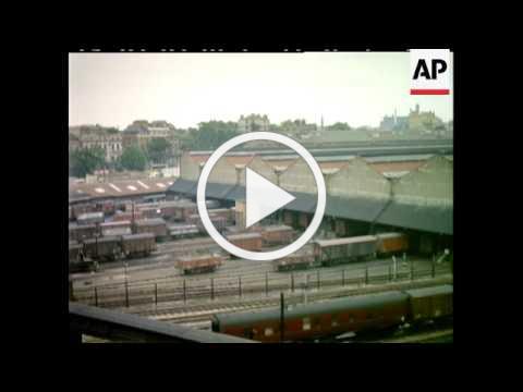 TRAINS - 1950's - COLOUR - WIDESCREEN - NO SOUND