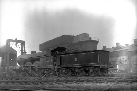 BR(S) Brighton Atlantic class 32425 'Trevose Head' at Brighton Shed, East Sussex on Saturday 25 Nov 1950 - J.H.W. Kent [023220]