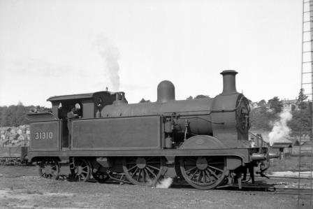 BR(S) H class 31310 at Redhill Shed, Surrey on Saturday 16 Jun 1951 - J.H.W. Kent [025061]