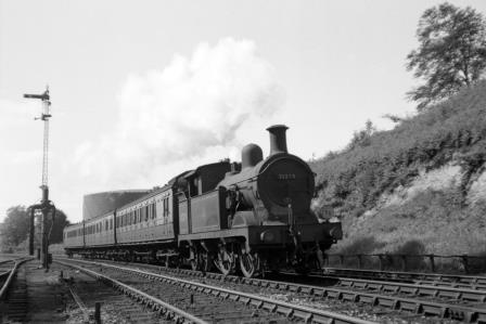 BR(S) H class 31279 leaving Redhill, Surrey with a Redhill - Tonbridge service on Saturday 16 Jun 1951 - J.H.W. Kent [025062]
