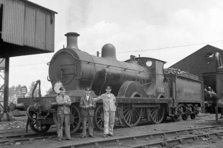 BR(S) D class 1732 at Tonbridge Shed, Kent on Saturday 16 Jun 1951 - J.H.W. Kent [025078]