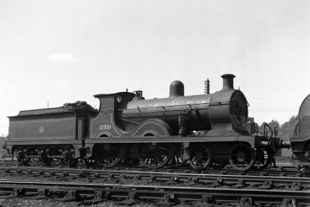 BR(S) D class 31501 at Tonbridge Shed, Kent on Saturday 16 Jun 1951 - J.H.W. Kent [025087]