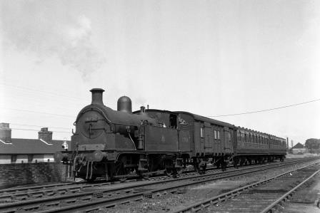 BR(S) R1 class 31706 leaving Tonbridge, Kent with a Propelling down service on Saturday 16 Jun 1951 - J.H.W. Kent [025088]