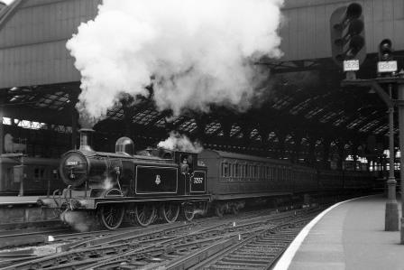 BR(S) E4 class 32557 at Brighton Station, East Sussex on Sunday 08 Jul 1951 - J.H.W. Kent [025100]