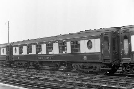 Pullman Composite Car 'Clementina' at Clapham Junction, Greater London on Saturday 14 Jul 1951 - J.H.W. Kent [025107]