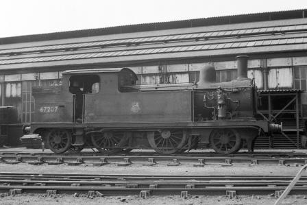 BR(E) F5 class 67207 at Stratford Shed, Greater London on Saturday 21 Jul 1951 - J.H.W. Kent [025161]