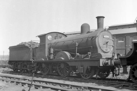 BR(E) E4 class 62791 at Stratford Shed, Greater London on Saturday 21 Jul 1951 - J.H.W. Kent [025171]