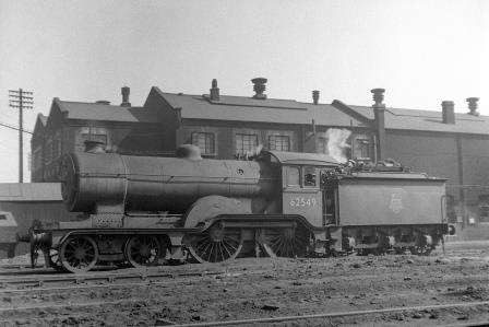 BR(E) D16 class 62549 at Stratford Shed, Greater London on Saturday 21 Jul 1951 - J.H.W. Kent [025174]
