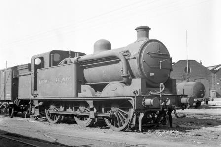 BR(E) N1 class 69481 at Stratford Shed, Greater London on Saturday 21 Jul 1951 - J.H.W. Kent [025177]