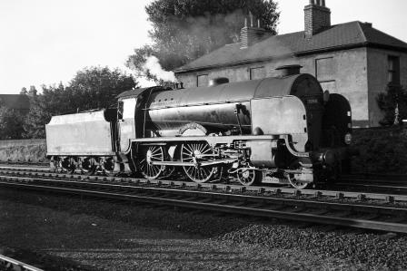 BR(S) Schools class 30931 'King's Wimbledon' at Wandsworth Road, Greater London with a down light engine service on Saturday 21 Jul 1951 - J.H.W. Kent [025198]
