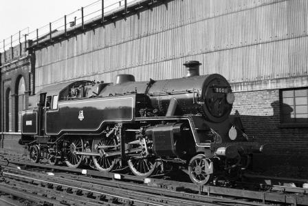 BR(S) 4MT class 80011 at Brighton, East Sussex Light engine on Saturday 28 Jul 1951 - J.H.W. Kent [025210]