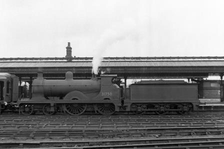 BR(S) D class 31750 at Clapham Junction Station, Greater London Shunting Pullman Cars on Saturday 11 Aug 1951 - J.H.W. Kent [025217]