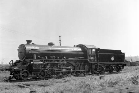 BR(E) B1 class 61003 'Gazelle' at Stratford Shed, Greater London on Saturday 18 Aug 1951 - J.H.W. Kent [025248]