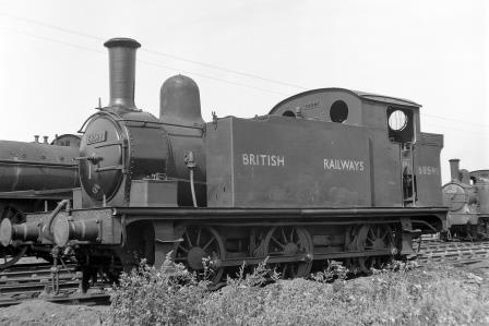 BR(E) J69 class 68599 at Stratford Shed, Greater London on Saturday 18 Aug 1951 - J.H.W. Kent [025252]