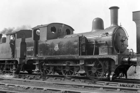 BR(E) J65 class 68214 at Stratford Shed, Greater London on Saturday 18 Aug 1951 - J.H.W. Kent [025254]