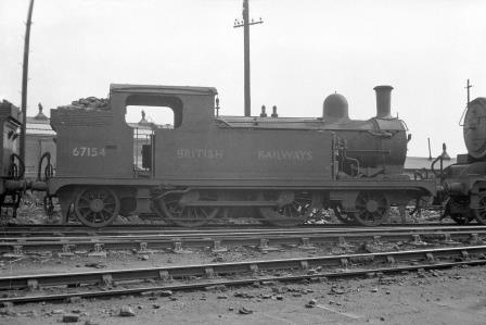 BR(E) F4 class 67154 at Stratford Shed, Greater London on Saturday 18 Aug 1951 - J.H.W. Kent [025259]