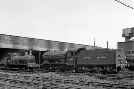 BR(E) J39 class 64953 at Stratford Shed, Greater London on Saturday 18 Aug 1951 - J.H.W. Kent [025272]
