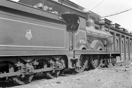 BR(S) D class 31746 at Reading Southern Shed, Berkshire on Monday 20 Aug 1951 - J.H.W. Kent [025298]