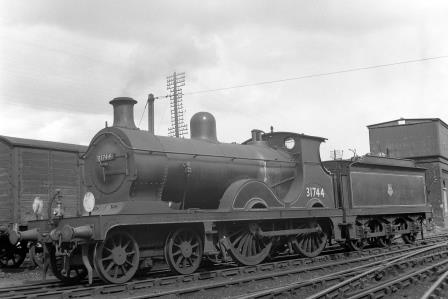 BR(S) D class 31744 at Reading Southern Shed, Berkshire on Monday 20 Aug 1951 - J.H.W. Kent [025303]