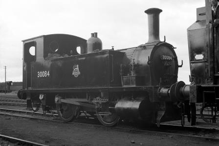 BR(S) B4 class 30084 at Eastleigh Shed, Hampshire on Friday 24 Aug 1951 - J.H.W. Kent [025319]