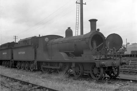 BR(S) L11 class 172 at Eastleigh Shed, Hampshire on Friday 24 Aug 1951 - J.H.W. Kent [025321]