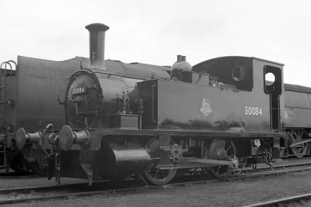 BR(S) B4 class 30084 at Eastleigh Shed, Hampshire on Friday 24 Aug 1951 - J.H.W. Kent [025331]