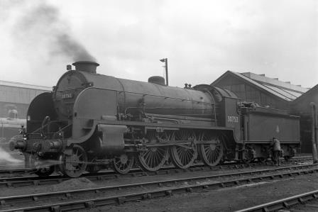 BR(S) King Arthur class 30752 'Linette' at Eastleigh Shed, Hampshire on Friday 24 Aug 1951 - J.H.W. Kent [025337]