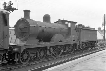 BR(S) D class 31591 at Redhill, Surrey with a Vans on Saturday 15 Sep 1951 - J.H.W. Kent [025375]
