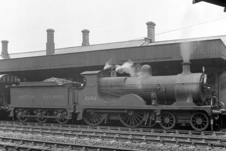 BR(S) E class 31166 at Tonbridge Station, Kent with a down hop-pickers special service on Saturday 15 Sep 1951 - J.H.W. Kent [025385]
