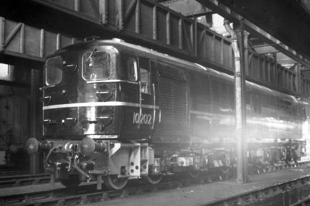 BR(S) Class D16/2 10202 at Nine Elms Shed, Greater London on Saturday 29 Sep 1951 - J.H.W. Kent [025407]