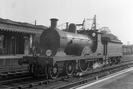 BR(S) D class 31734 at Redhill Station, Surrey Light engine on Saturday 06 Oct 1951 - J.H.W. Kent [025444]