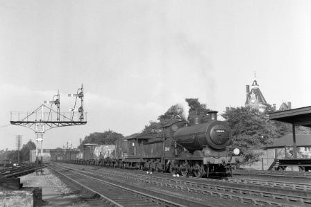 BR(S) C2X class 32444 at Redhill Station, Surrey with a down goods service on Saturday 06 Oct 1951 - J.H.W. Kent [025445]