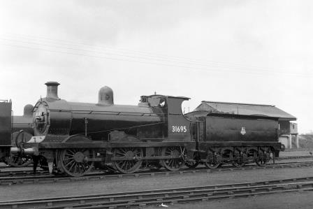 BR(S) C class 31695 at Ashford Shed, Kent on Saturday 20 Oct 1951 - J.H.W. Kent [025479]