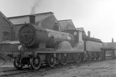 BR(S) T9 class 30307 at Fratton Shed, Hampshire on Saturday 27 Oct 1951 - J.H.W. Kent [025484]