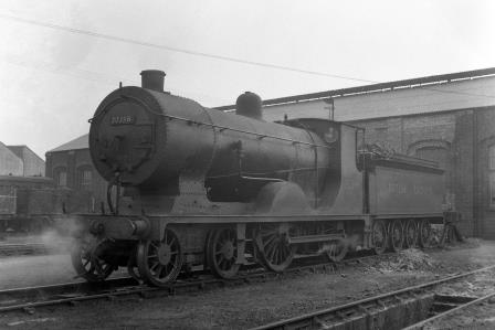 BR(S) S11 class 30396 at Fratton Shed, Hampshire on Saturday 27 Oct 1951 - J.H.W. Kent [025485]