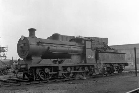 BR(S) C2X class 32548 at Fratton Shed, Hampshire on Saturday 27 Oct 1951 - J.H.W. Kent [025492]