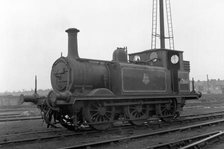BR(S) Terrier class 32661 at Fratton Shed, Hampshire on Saturday 27 Oct 1951 - J.H.W. Kent [025493]