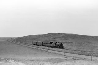 BR(M) 2MT class 46460 near Philorth Bridge, Scotland with a Fraserburgh - St Combs service on Monday 11 Jul 1955 - J.J. Smith [040082]