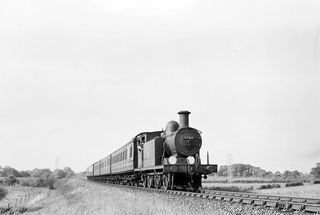 BR(S) E4 class 32511 in East Sussex with the 4.35pm Tunbridge Wells West - Eastbourne service on Saturday 09 Jun 1956 - J.J. Smith [040413]