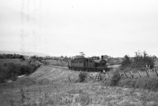 SLNCR Lough class 'Lough Erne' in Ireland with the 7.20pm Enniskillen - Sligo service on Monday 18 Jun 1956 - J.J. Smith [040424]