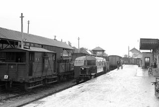 Railbus 2A at Manorhamilton, Ireland on Wednesday 20 Jun 1956 - J.J. Smith [040430]