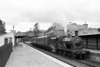 43 at Pettigo, Ireland with the 1.35pm Pettigo - Omagh service on Saturday 23 Jun 1956 - J.J. Smith [040450]