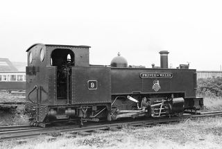 9 'Prince of Wales' at Aberystwyth Shed, Dyfed on Friday 29 Jun 1956 - J.J. Smith [040534]