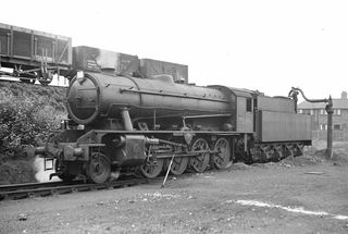 BR WD class 78597 at Ashford Shed, Kent on Saturday 20 May 1950 - J.J. Smith [040787]