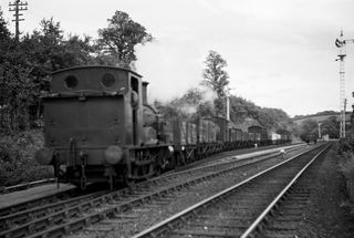 BR(S) Well Tank class 30585 at Boscarne Junction, Cornwall with a Wenford Goods on Friday 23 Jun 1950 - J.J. Smith [040937]