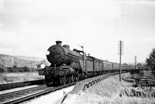 BR(S) Brighton Atlantic class 32421 'South Foreland' at Lewes East, East Sussex with the 4.52pm Newhaven - Victoria service on Sunday 16 Jul 1950 - J.J. Smith [040967]