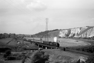 BR(S) U class 31635 at Southerham, East Sussex on Saturday 29 Jul 1950 - J.J. Smith [041009]
