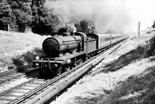 BR(S) K class 32344 at Polegate, East Sussex on Saturday 05 Aug 1950 - J.J. Smith [041014]