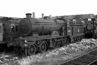 BR(S) B4X class 32072 at Eastbourne Shed, East Sussex on Saturday 05 Aug 1950 - J.J. Smith [041022]