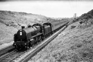 East Sussex with the 10.30am Shorncliffe - Brighton service on Sunday 13 Aug 1950 - J.J. Smith [041049]